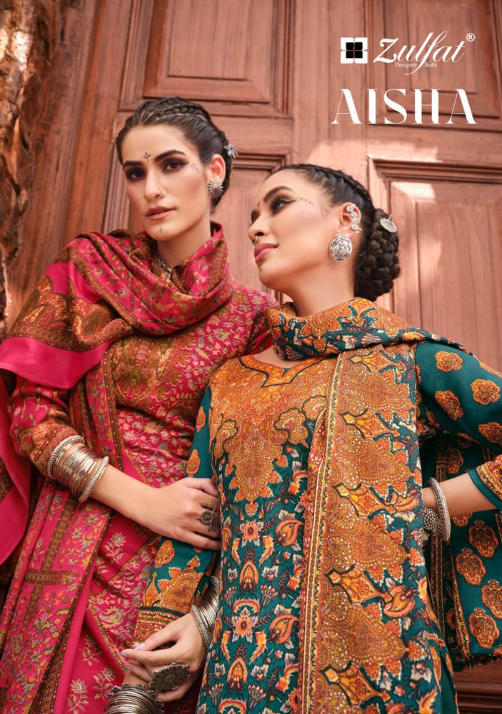 Superb Quality Pashmina Suit n Dress Material With Shawl